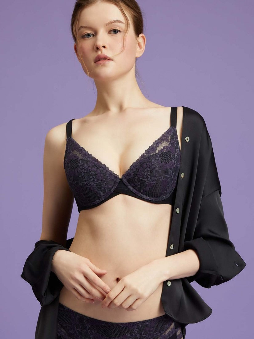 NiTi Shape-Memory Wire Deep V Moulded Bra (Cup B-C)