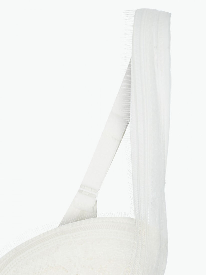 NiTi Shape-Memory Wire Lace Soft Cup Demi Bra ( Cup B-C )