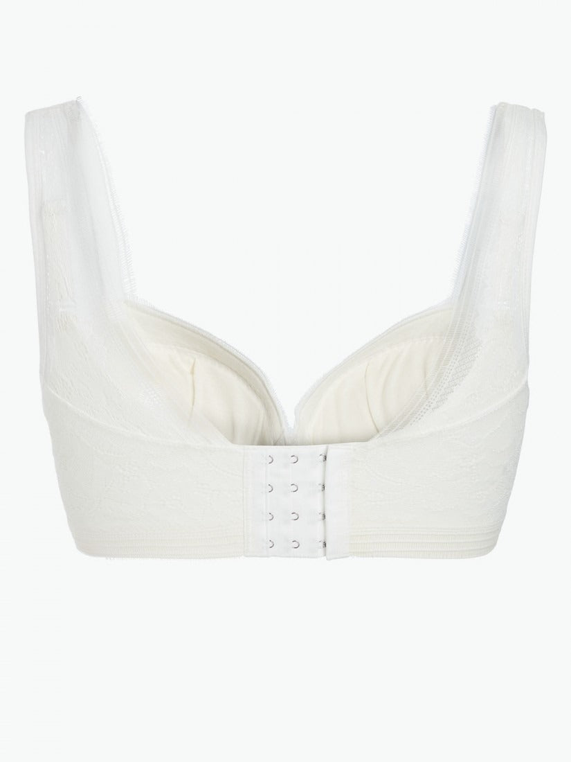 NiTi Shape-Memory Wire Lace Soft Cup Demi Bra ( Cup B-C )