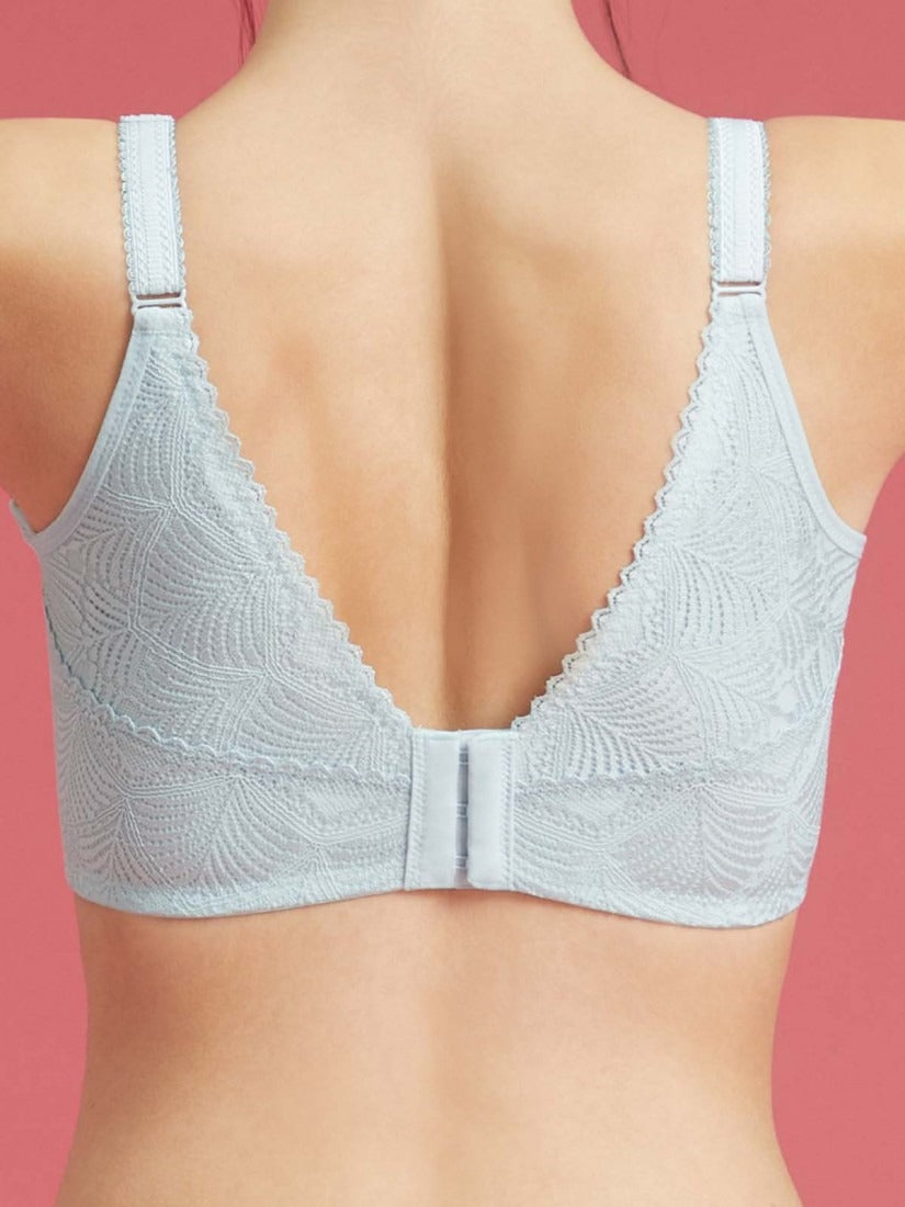 Memory Wire Deep V Push Up Moulded Bra (Cup B-D)