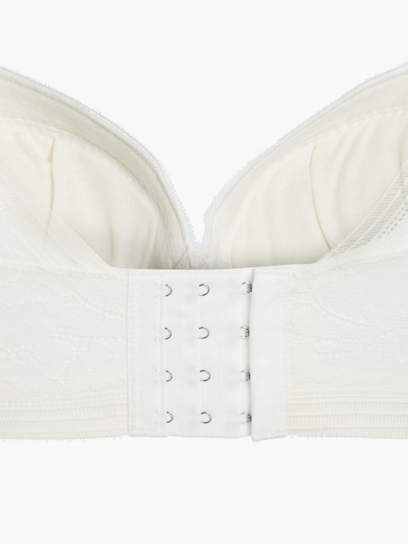 NiTi Shape-Memory Wire Lace Soft Cup Demi Bra ( Cup B-C )