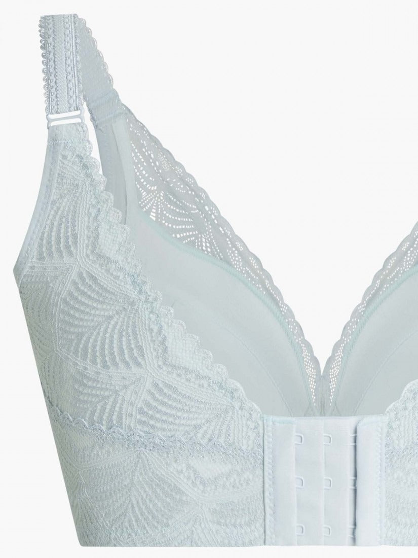 Memory Wire Deep V Push Up Moulded Bra (Cup B-D)