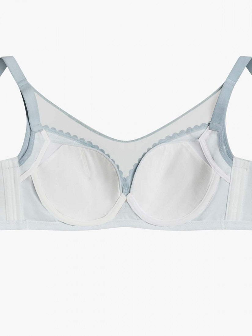 NiTi Shape-Memory Wire Moulded Full Cup Bra (Cup D-E)