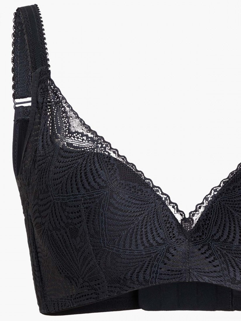 Memory Wire Deep V Push Up Moulded Bra (Cup B-D)